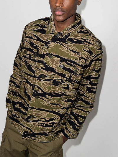 Wacko Maria X Tim Lehi Tigercamo Shirt Jacket In Camo | ModeSens