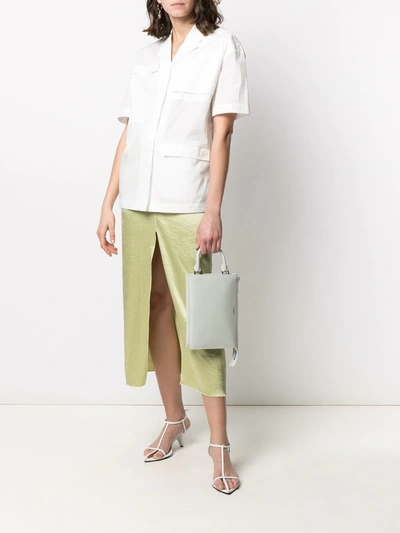 Shop Jil Sander Small Tootie Bag In Green