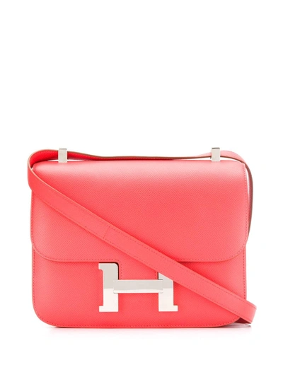Pre-owned Hermes 2012  Constance Shoulder Bag In Pink