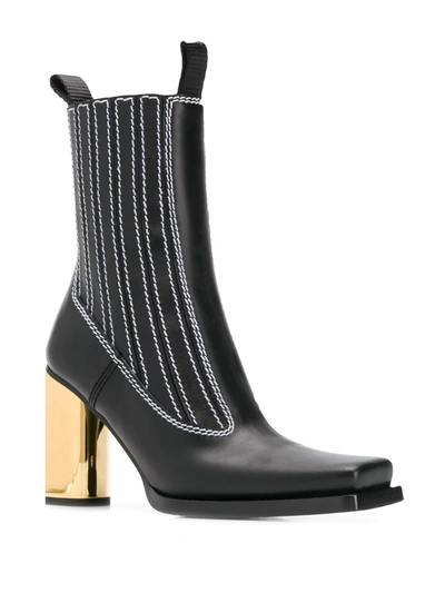 Shop Proenza Schouler Mirrored Heel Boots In Black