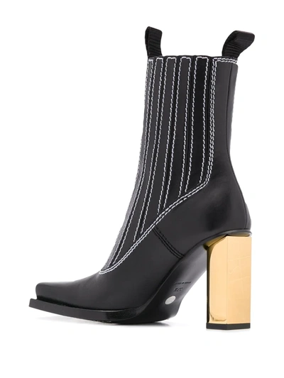 Shop Proenza Schouler Mirrored Heel Boots In Black