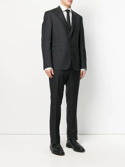 Shop Thom Browne Single-breasted Two-piece Suit In Grey