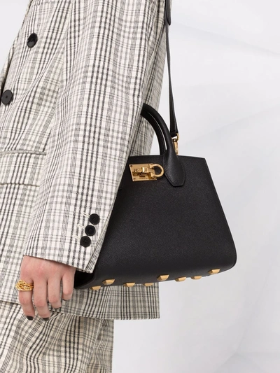Ferragamo The Studio Tote Bag In Schwarz
