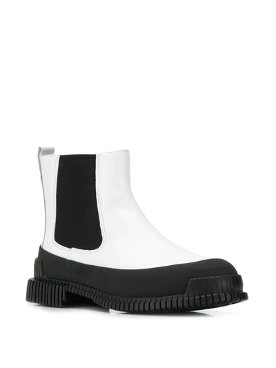 Shop Camper Wedge Boots In White