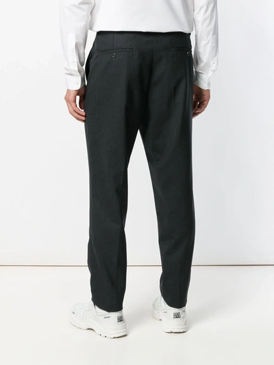 Shop Ami Alexandre Mattiussi Carrot Fit Trousers In Grey