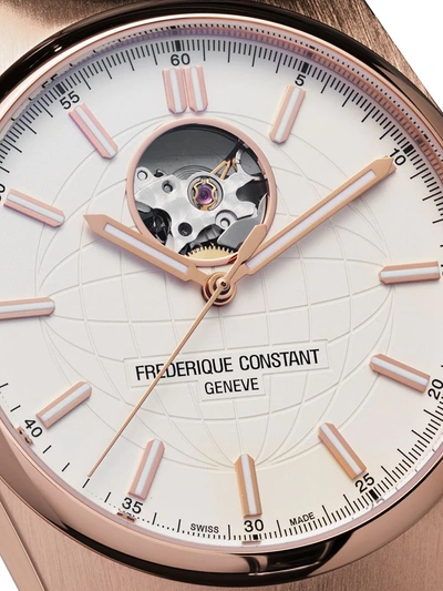 Shop Frederique Constant Highlife Heart Beat Automatic 41mm In Silver