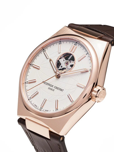 Shop Frederique Constant Highlife Heart Beat Automatic 41mm In Silver