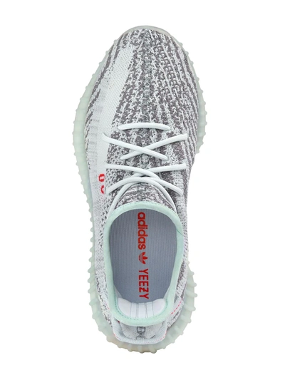Shop Adidas Originals Boost 350 V2 "blue Tint" Sneakers In Grey