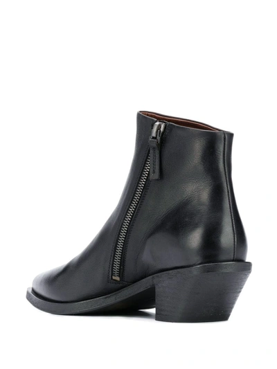 Marsèll 50mm Tapered Heel Boots In Black