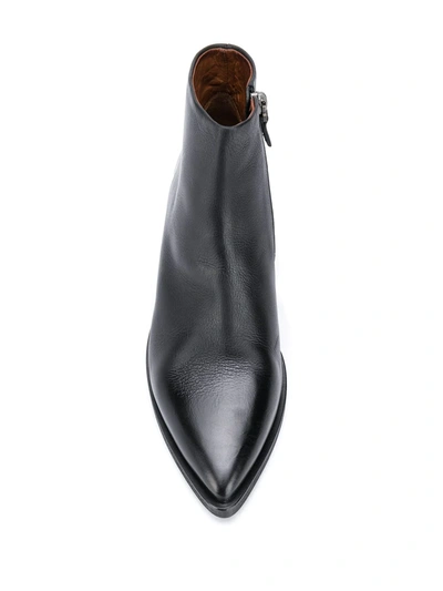 Marsèll 50mm Tapered Heel Boots In Black