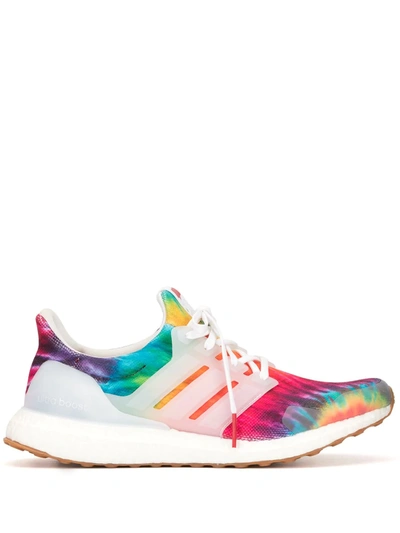 Shop Adidas Originals X Nice Kicks Ultra Boost "woodstock 50th Anniversary" Sneakers In Red