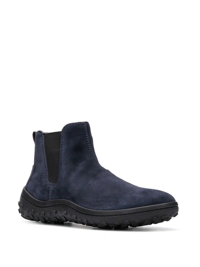 Shop Car Shoe Fitted Ankle Boots In Blue