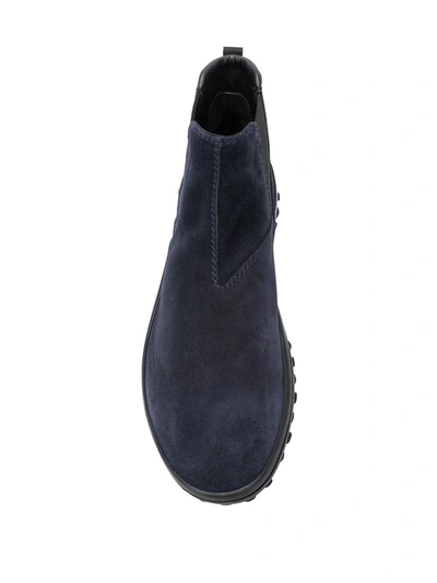 Shop Car Shoe Fitted Ankle Boots In Blue