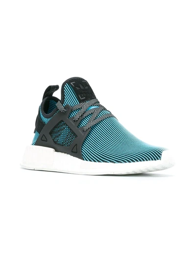 Shop Adidas Originals Nmd_xr1 Primeknit Sneakers In Blue