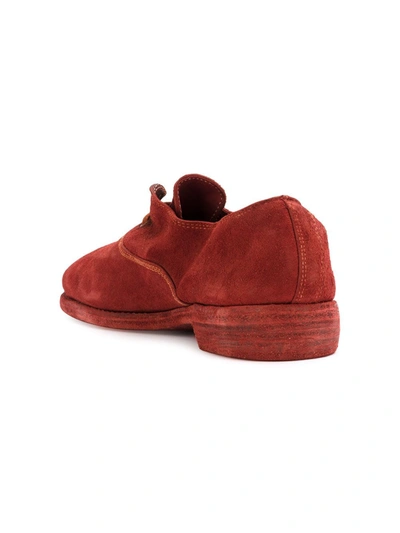 Shop Guidi Oxford Shoes In Red