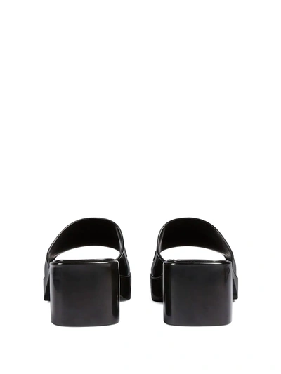Shop Gucci 60mm Logo-embossed Sandals In Black