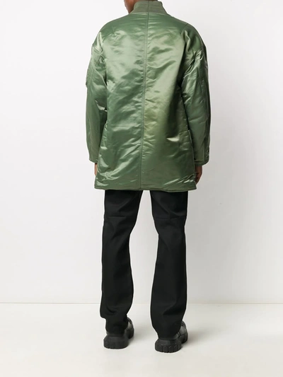 Shop Ambush Ma-1 Robe Jacket In Green