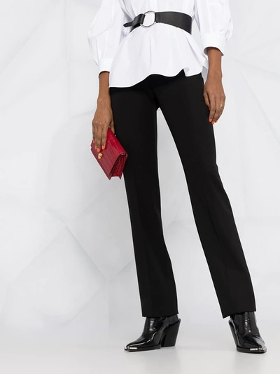 Shop Alexander Mcqueen Tailored Trousers In Black