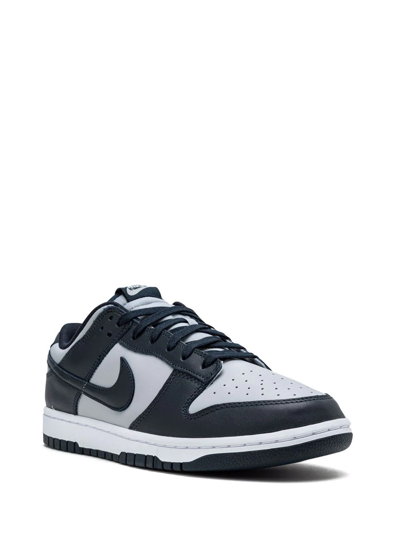 Shop Nike Dunk Low "georgetown" Sneakers In Blue