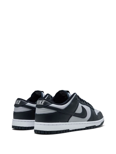 Shop Nike Dunk Low "georgetown" Sneakers In Blue