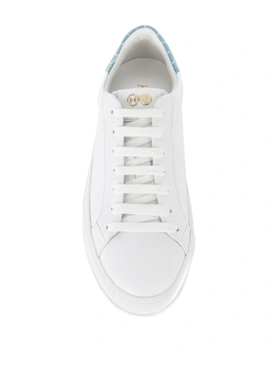 Shop Hide & Jack Low Top Trainers In White