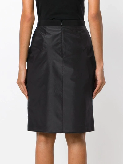 Shop Giambattista Valli Gathered Waist Skirt In Black