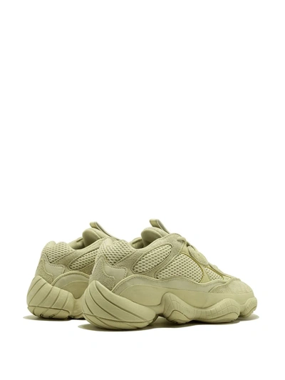 Shop Adidas Originals Yeezy 500 "super Moon Yellow" Sneakers In Neutrals