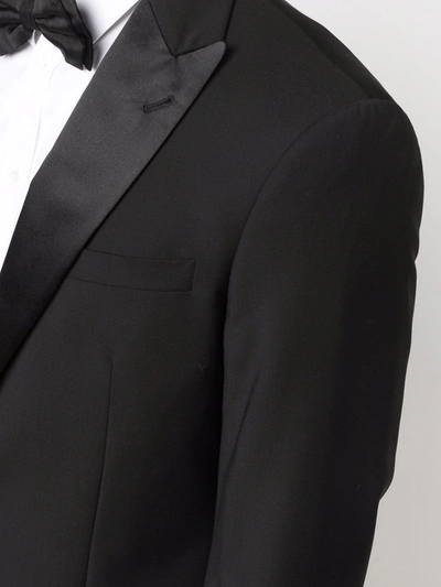 Giorgio Armani Single-breasted Tailored Dinner Suit In Black