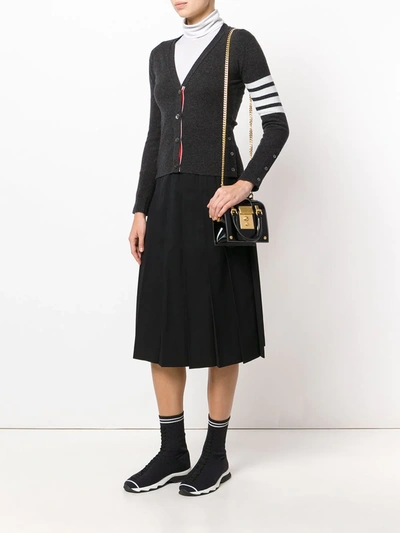 Shop Thom Browne Chain Strap Mrs. Thom Tiny Bag In Black