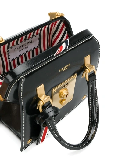 Shop Thom Browne Chain Strap Mrs. Thom Tiny Bag In Black