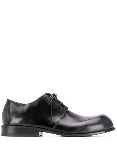 Shop Marsèll Muso Round-toe Derby Shoes In Black