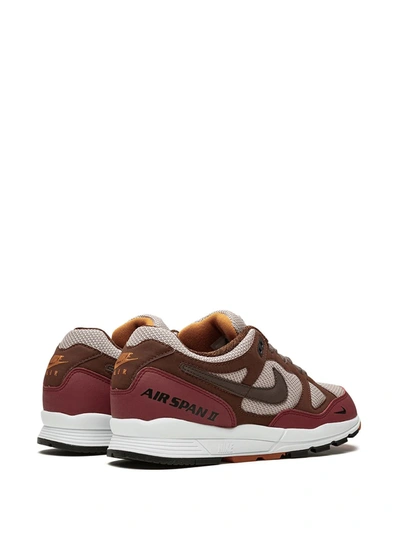Shop Nike X Patta Air Span Ii Qs Sneakers In Brown