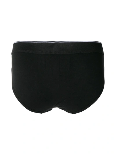 Shop Diesel Logo Briefs In Black