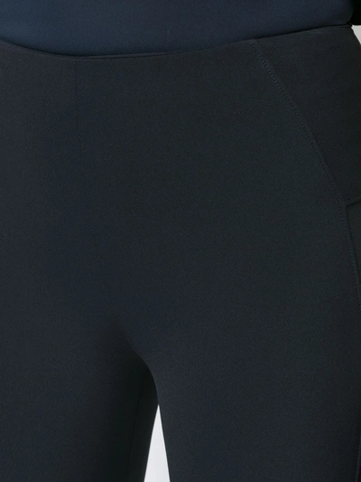 Veronica Beard Back Zip Scuba Pants In Blue