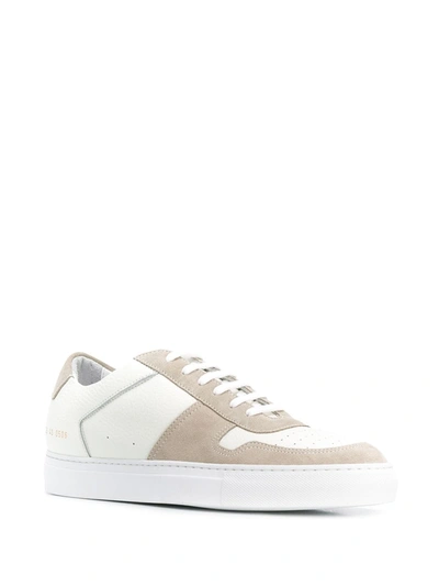 Shop Common Projects B-ball Low Premium Sneakers In White