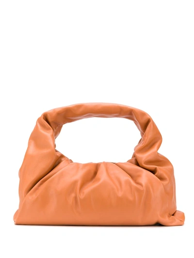 Shop Bottega Veneta The Shoulder Pouch Bag In Orange