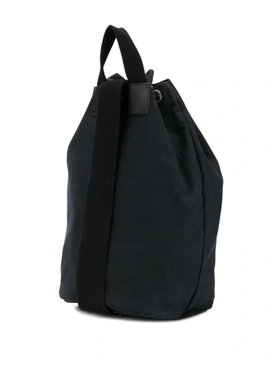 Shop Saint Laurent Bucket Style Backpack In Black