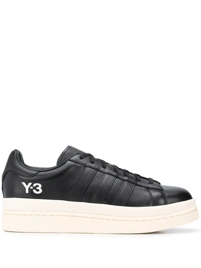 Shop Y-3 Hicho Low-top Sneakers In Black