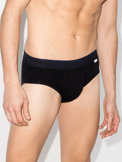 Shop Schiesser Ludwig 3-pack Briefs In Black