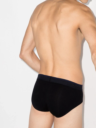 Shop Schiesser Ludwig 3-pack Briefs In Black