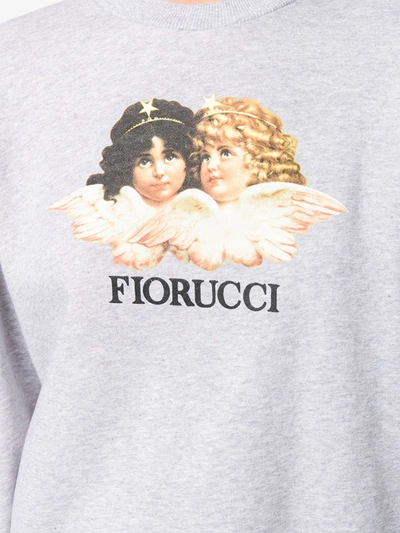 Shop Fiorucci Vintage Angels Sweatshirt In Grey