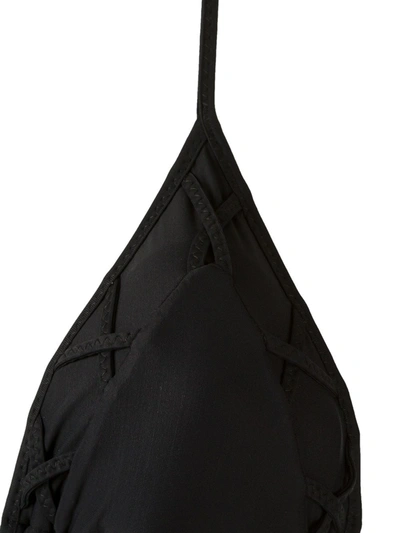 Amir Slama Triangle Bikini Set In Black