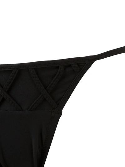 Shop Amir Slama Triangle Bikini Set In Black