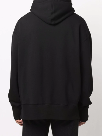 Shop Givenchy Slogan-print Hoodie In Schwarz