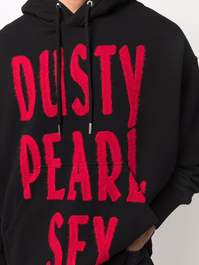 Givenchy Slogan-print Hoodie In Schwarz