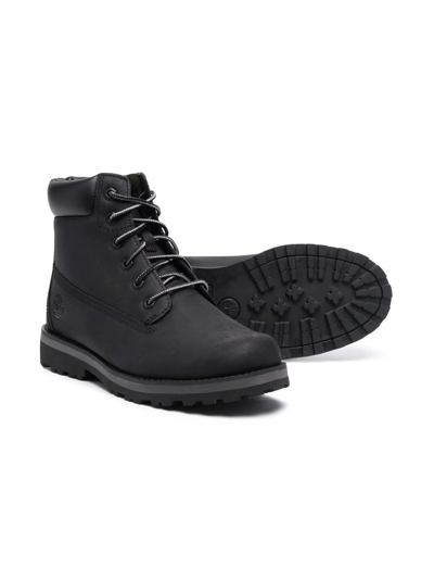 Timberland Ankle Lace-up Boots In Black