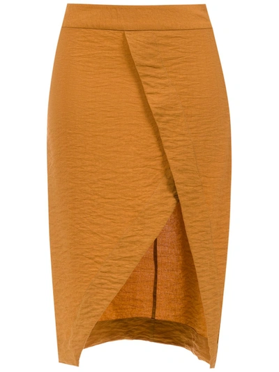 Shop Olympiah Maggiolina Skirt In Brown