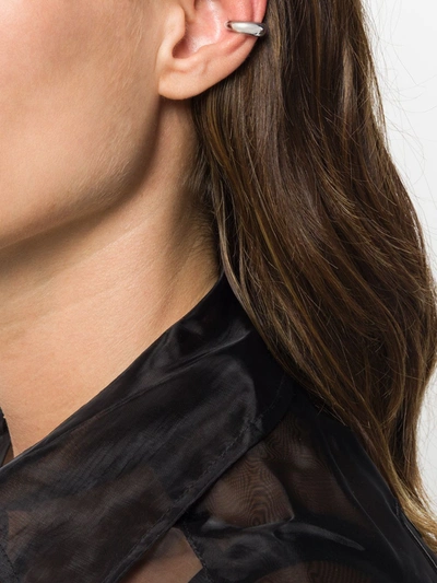Tom Wood Thick Ear Cuff In Silver