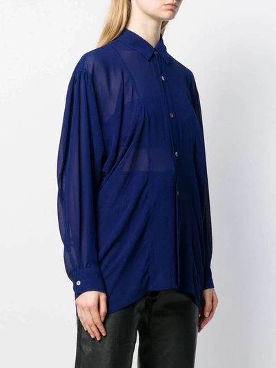Pre-owned Comme Des Garçons 1990's Shirt In Blue