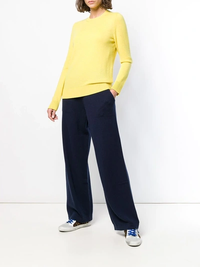 Shop Barrie Flared Track Pants In Blue